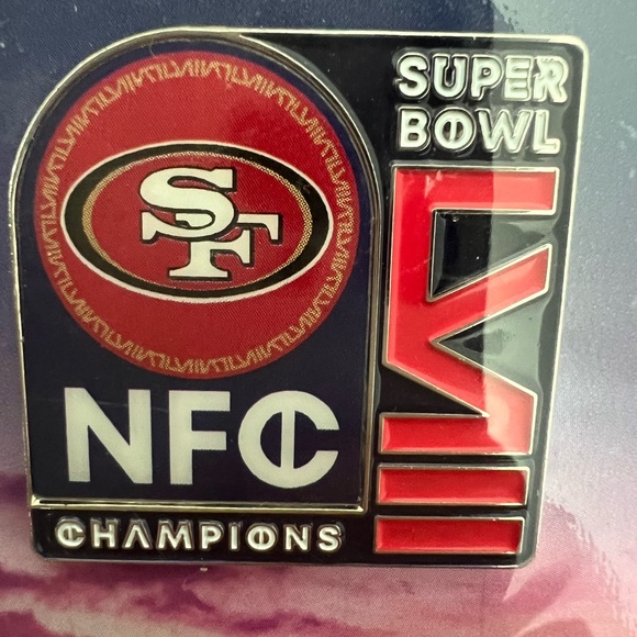 Super Bowl 58 Collectors Pin Set. Kansas City Chiefs San Fransisco 49ers - Picture 3 of 4